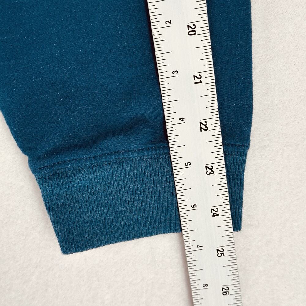 Columbia Teal Pullover Hoodie Sweatshirt Mens Large Outdoor Logo EUC - Picture 15 of 15